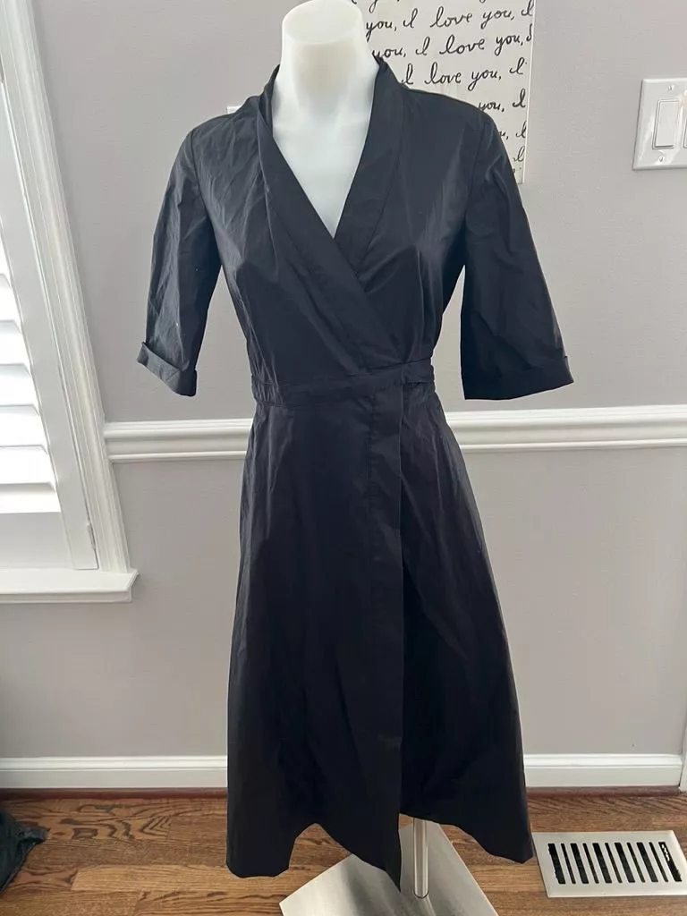 Saloni top wrap dress