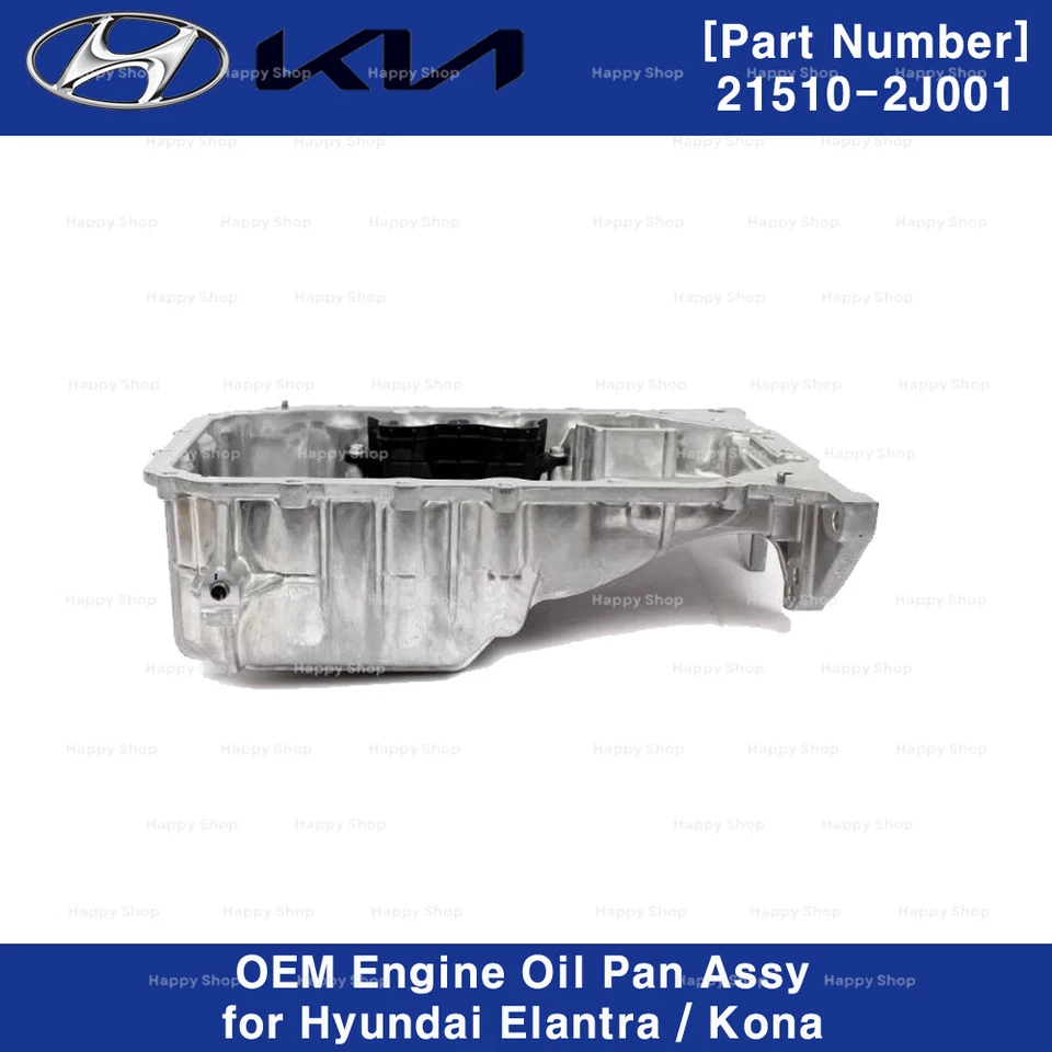 215102J001 Genuine OEM Engine Oil Pan Assy for Hyundai Elantra 21-23 Kona 22-23 - Image 3 of 3