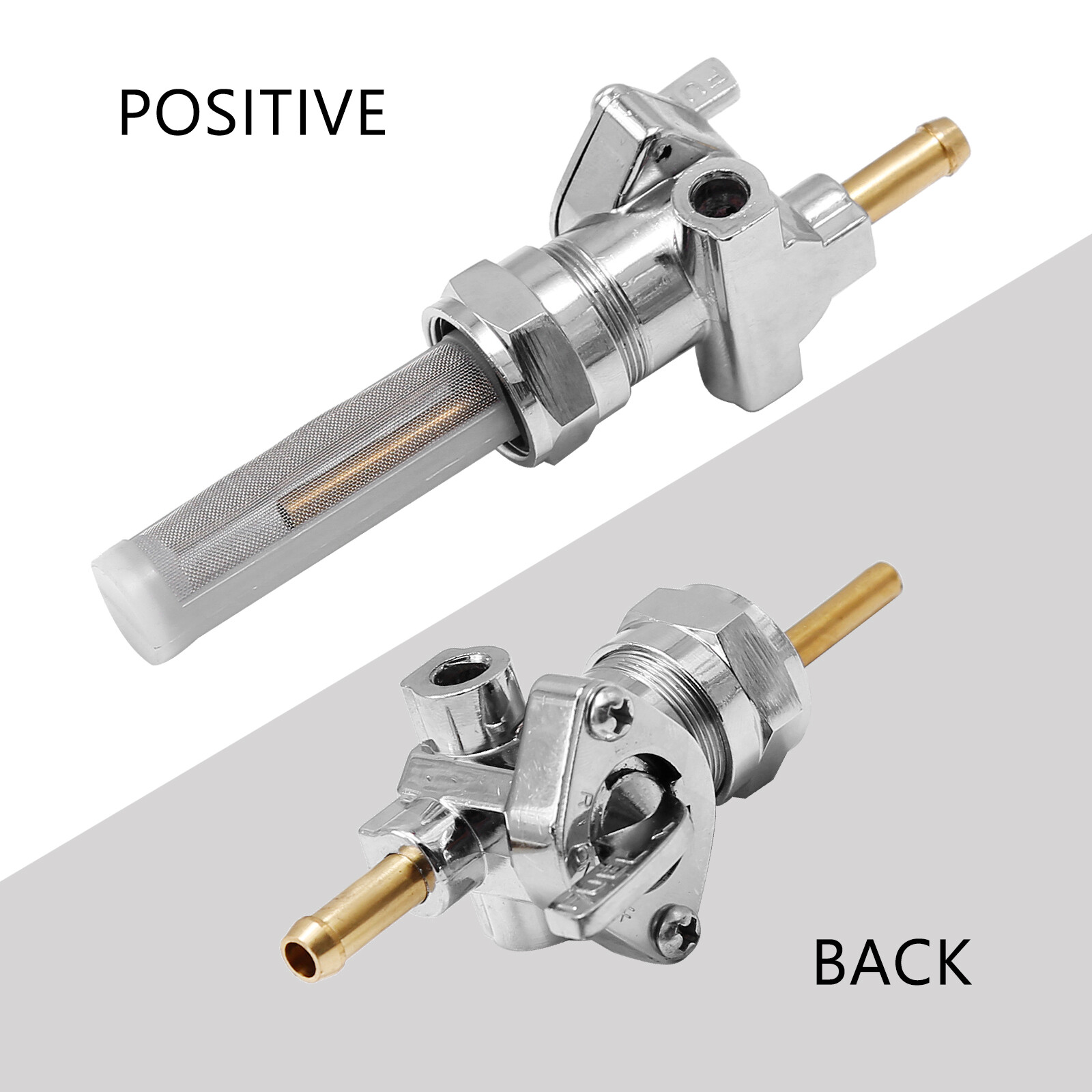 Petcock Fuel Valve 22mm Straight Outlet For Harley Davidson 62167 ...