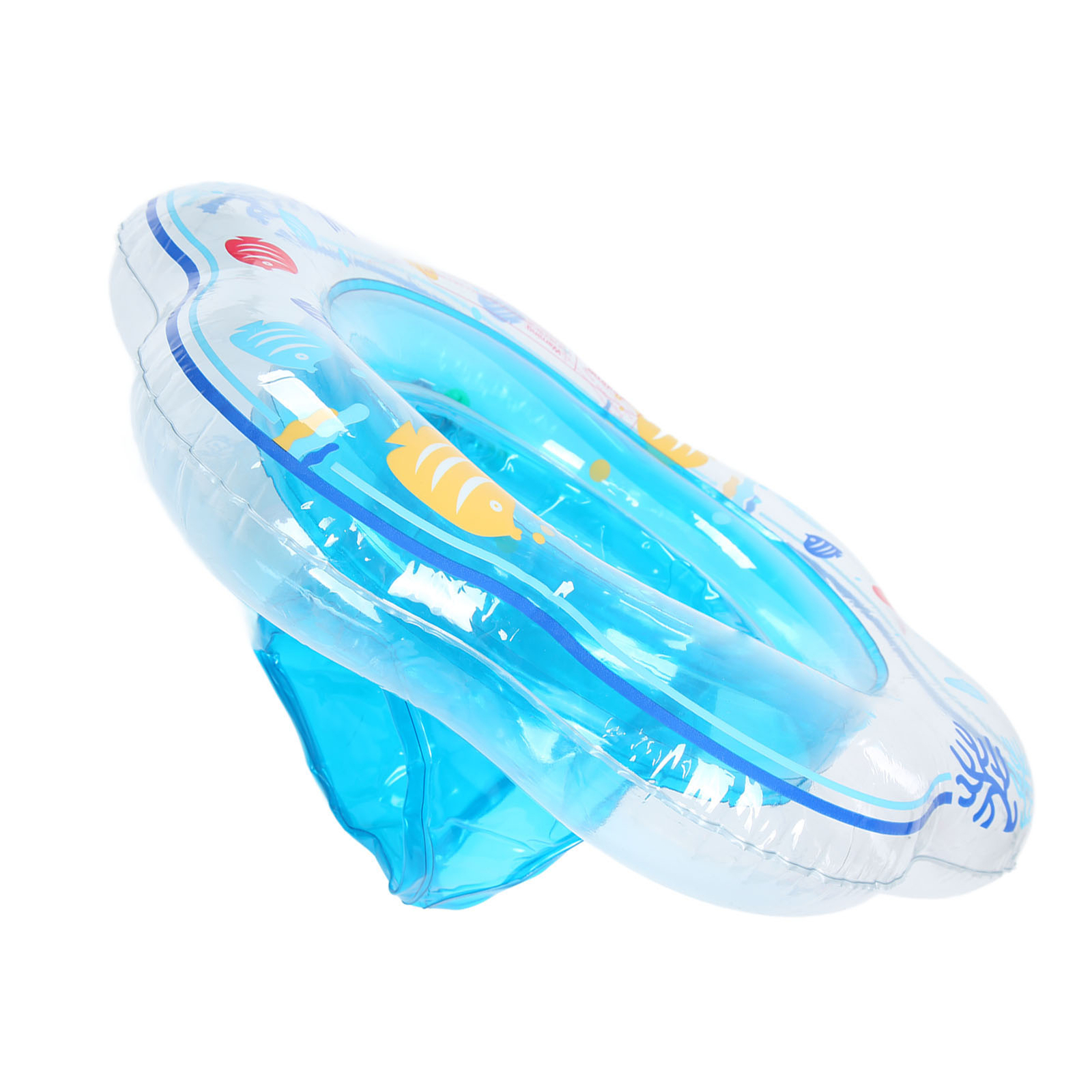 CHDE Baby Swimming Ring Blue Infant Swim Float Harmless Skin Friendly