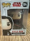 Funko Pop Kylo Ren #194 (Star Wars) Unmasked Vaulted Mint + Protector