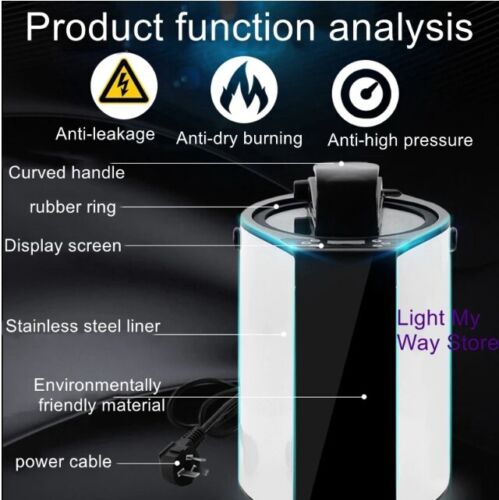 3.5L Sauna Machine SPA Salon Steamer Generator Smart Fumigation Portable Home - Picture 3 of 12