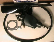 1928-1931 Model A Ford Leakless Water Pump w Cover, Fan and Pulley and Fan Belt