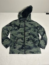 GAP Kids Camouflage Hooded Zip Jacket Size Small