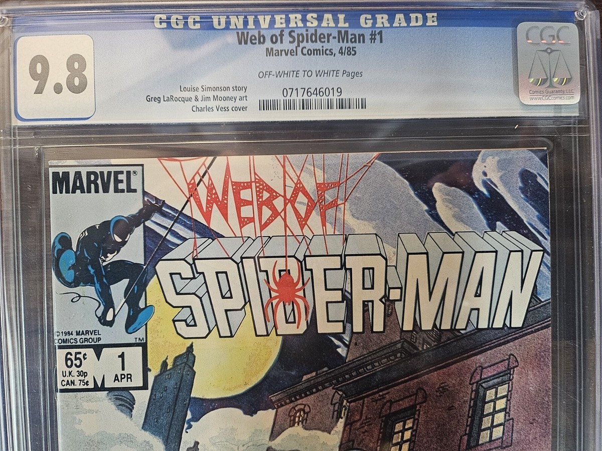 アメコミリーフ Web of Spider-Man #1 CGC 9.8 Web of Spider-Man 1D Vess Direct Variant CGC 9.8 | eBay
