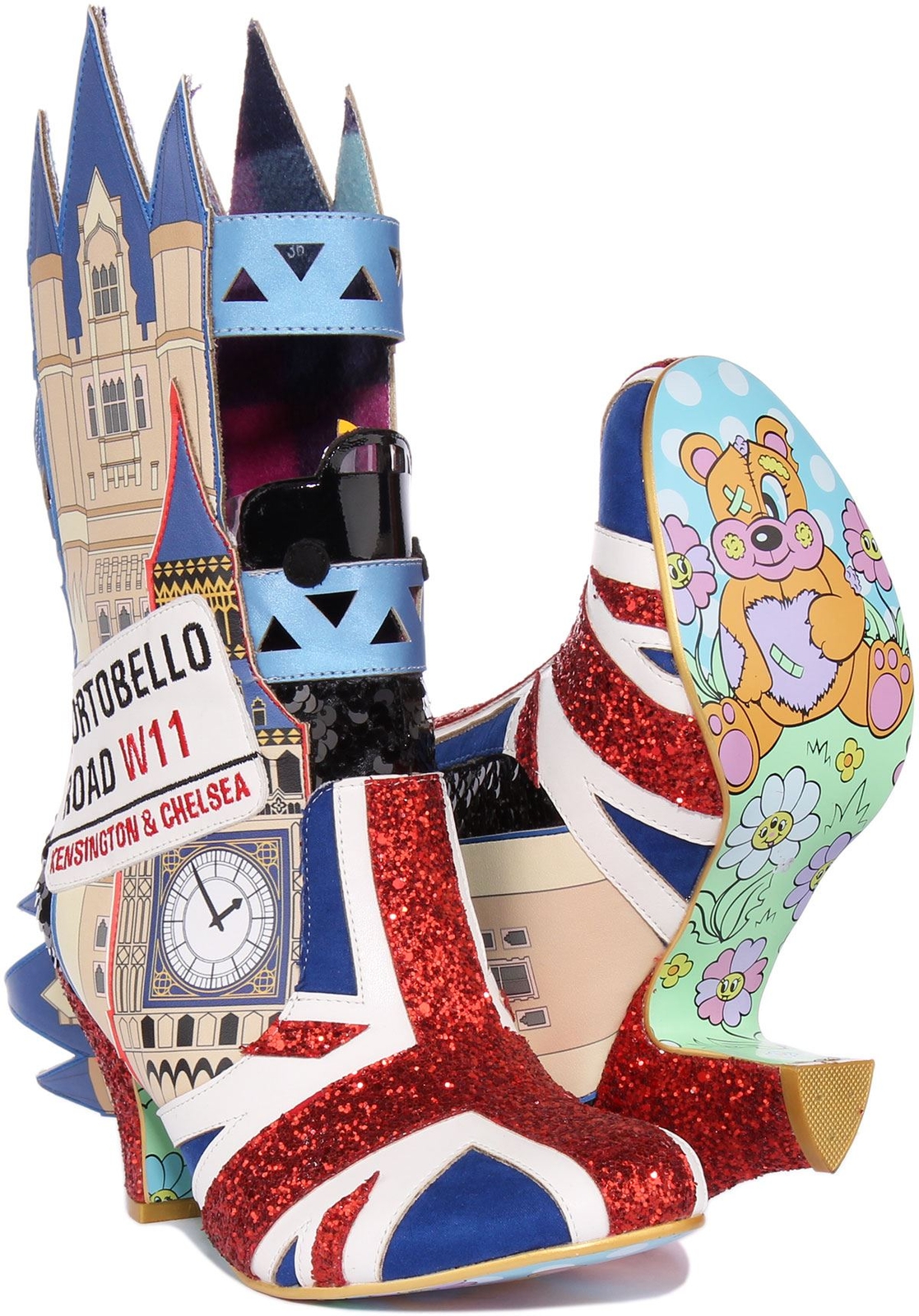 Irregular Choice Great Day Out in Black Red for Women | Big Day Out