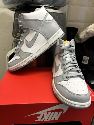     Uk 5 - Nike Dunk High Next Nature Wolf Grey Marigold FD9773 001