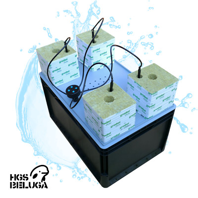 Hydroponisches Bewässerungssystem | Gebo Gefti hydroponics | 63 Liter | Grow