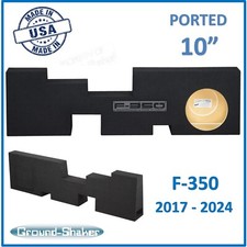 2017-2024 Ford F-350 Super Duty Crew-Cab 10" Ported Sub Box Enclosure