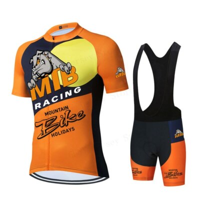Set Abbigliamento Ciclismo Estivo - Maglia E Salopette Imbottita, 80% Poliestere 20% Elastan - Foto 10