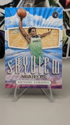 2022-23 Panini NBA Hoops Skyview #6 Anthony Edwards Minnesota Timberwolves 