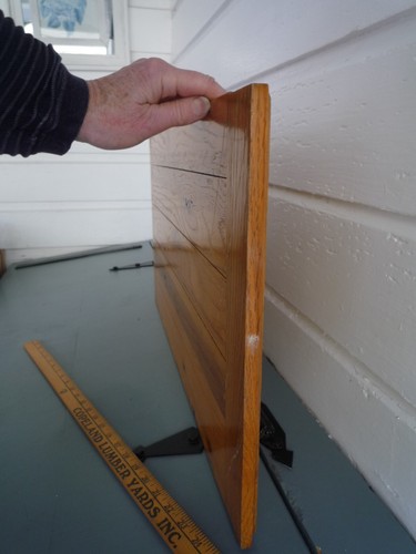 Solid Oak with Knots Cupboard Cabinet Panel Door 27.625" x 14.875" x .75" - Bild 10 von 12