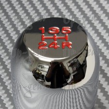 Chrome 5-speed Type-r Manual Aluminum Transmission Shift Shifter Knob Universal