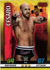 Cesaro Raw Topps 2017 WWE Slam Attack Game Card 10th Edition