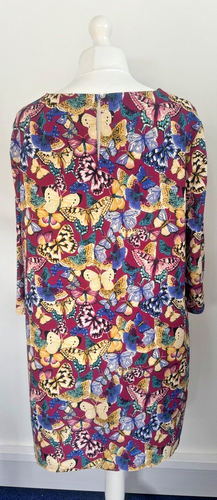 Anthology Dress, Tunic, Size 24, Multi Colour, Butterfly - Picture 4 of 10