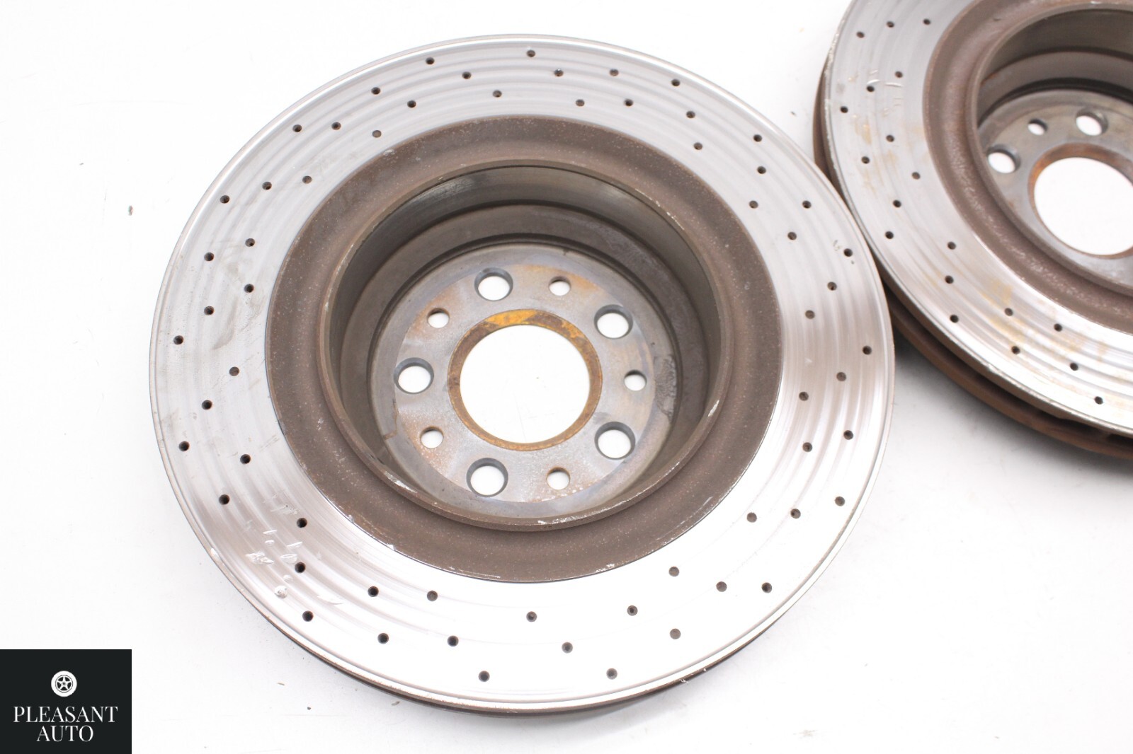 2014-2020 MASERATI GHIBLI Quattroporte REAR AWD BRAKE ROTORS SET X2 OEM