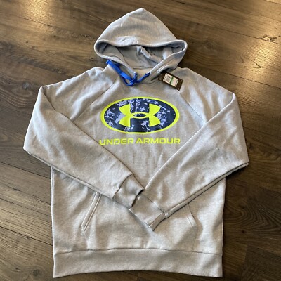 Under Armour Men's UA Rival Fleece Cloud Fill Hoodie Cyclone