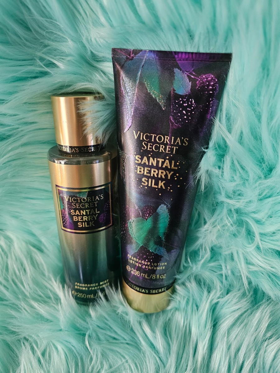 Victoria's Secret Santal Berry Silk Fragrance Mist & Lotion 2pc