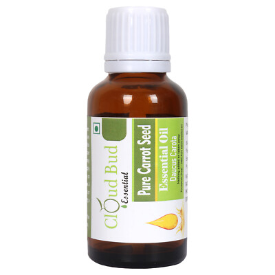 Cloud Bud  Pure Carrot Seed Essential Oil Daucus Carota Natural For Skin Hair