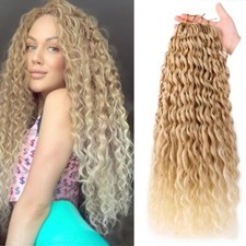 24" Soft Afro Curly Crochet Hair Braids Dread Loose Wave Braiding Hair Extension