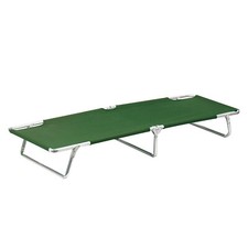 Olive Drab Folding Camp Cot 75"x24"x10" 264 Lb Capacity