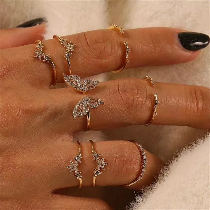 Butterfly ring set deals