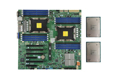 Supermicro X11DPI-NT Motherboard +2xIntel Xeon Gold 6230 2.10GHZ FCLGA3647