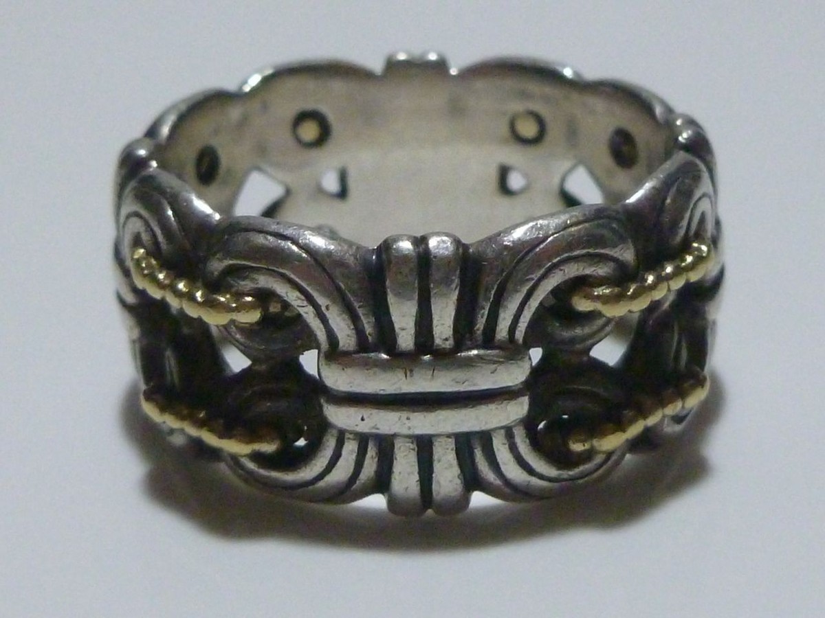 VINTAGE CAVIAR STERLING SILVER 925 750 18K YELLOW GOLD MENS WOMENS 