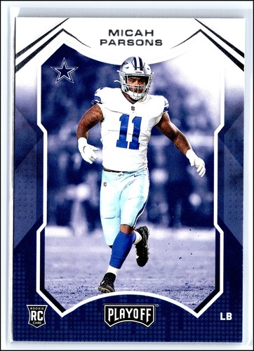 Micah Parsons 2021 Panini Playoff Rookie #245 Dallas Cowboys