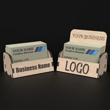 Business Card Holder Svg Laser Cut Files