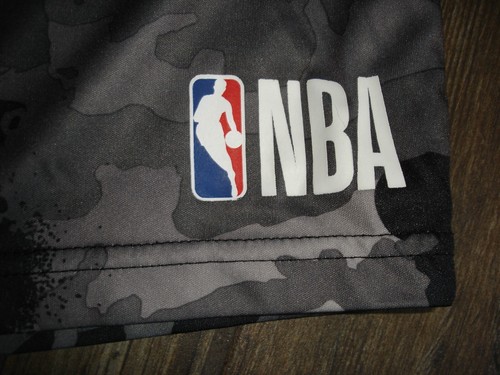 NBA basketball gray camo athletic shorts youth boy's (XL) 18/20 camouflage - Picture 2 of 5