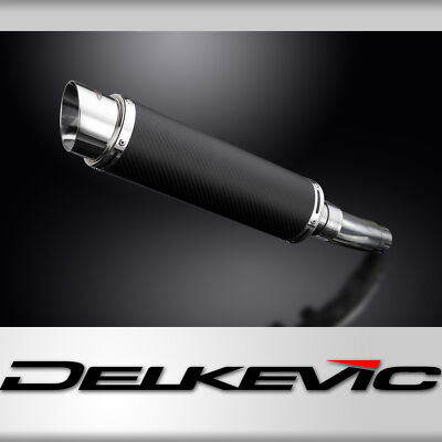 SUZUKI SFV650 GLADIUS 2009-2016 350mm RUND CARBON BSAU SCHALLDÄMPFER AUSPUFF KIT