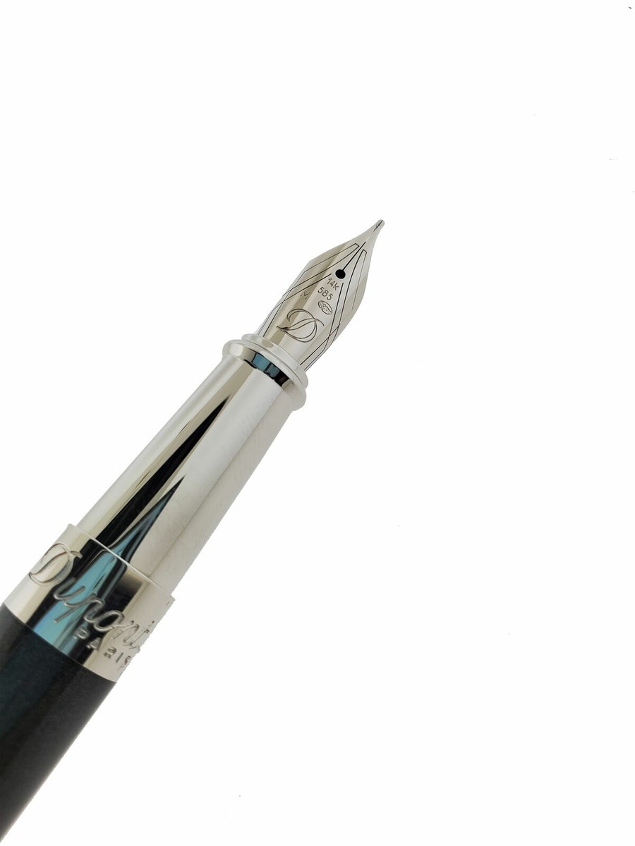 ST DUPONT WILD WEST ROLLERBALL PEN LIMITED EDITION PLATINUM BLACK