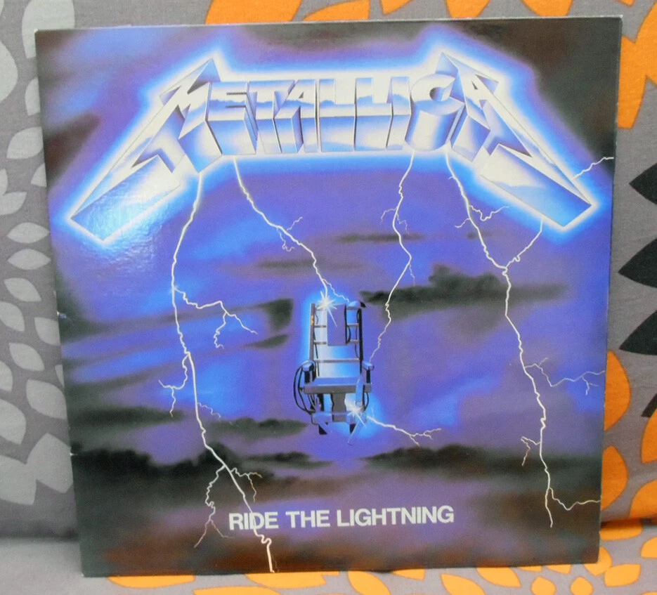 Metallica Ride the Lightning Vertigo 12'' Lp Vinyl - Vintage Cover