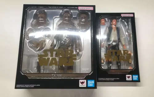 Bandai S.H.Figuarts Han Solo & Chewbacca Classic Ver.  STAR WARS UNA NUEVA ESPERANZA