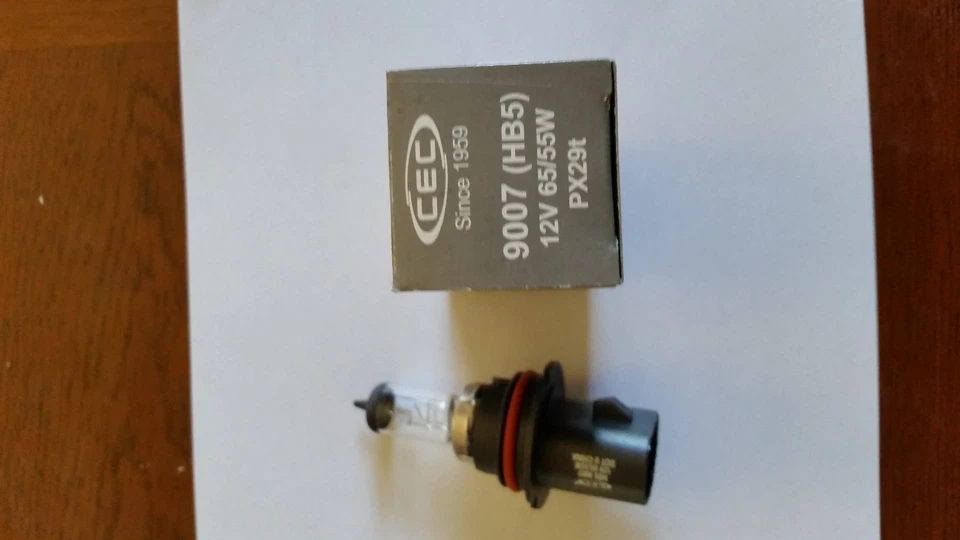 Bombilla halógena para faro #9007 bombilla única CEC Foto 2 de 2