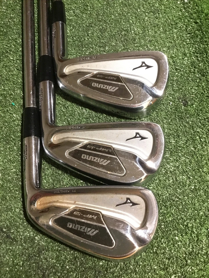 Mizuno MP-59 Ti. Muscle Grain Flow Forged Irons Set (4-9 Irons) Stiff S300 Steel - Image 3 of 4
