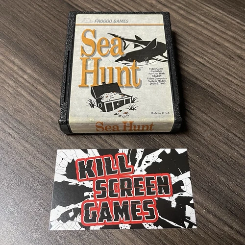 Sea Hunt Atari 2600 Game Cartridge - Tested + Working