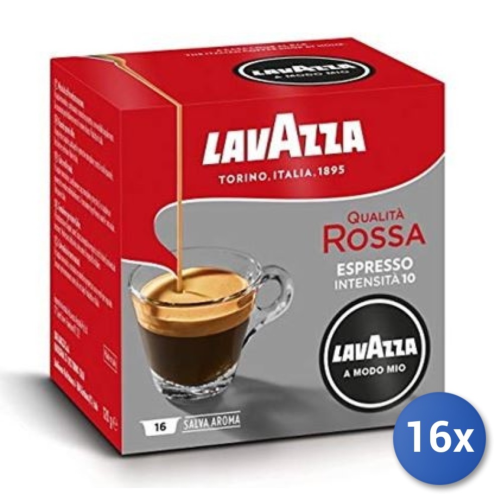 16X Multipack Lavazza Coffee Quality Red Modo Mio X16