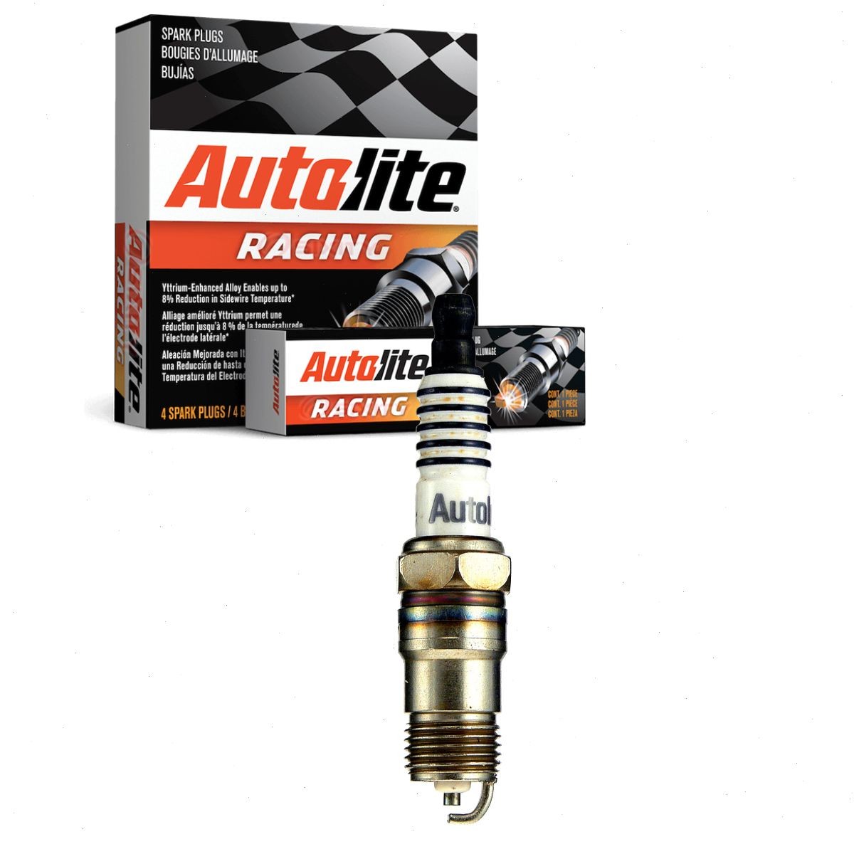 Autolite Racing AR764 Spark Plug for 2238 Ignition Wire Secondary pk
