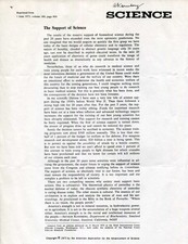 NOBEL PRIZE in MEDICINE 1959 BIOCHEMIST Arthur Kornberg autograph, printed scien