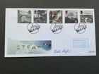 1994 GB Age Of Steam Stamps FDC Signed By MR BILL LAST Limited Edition 2/20