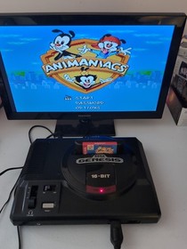 Original SEGA GENESIS High Definition Graphics Console MK-1601 System  Lot