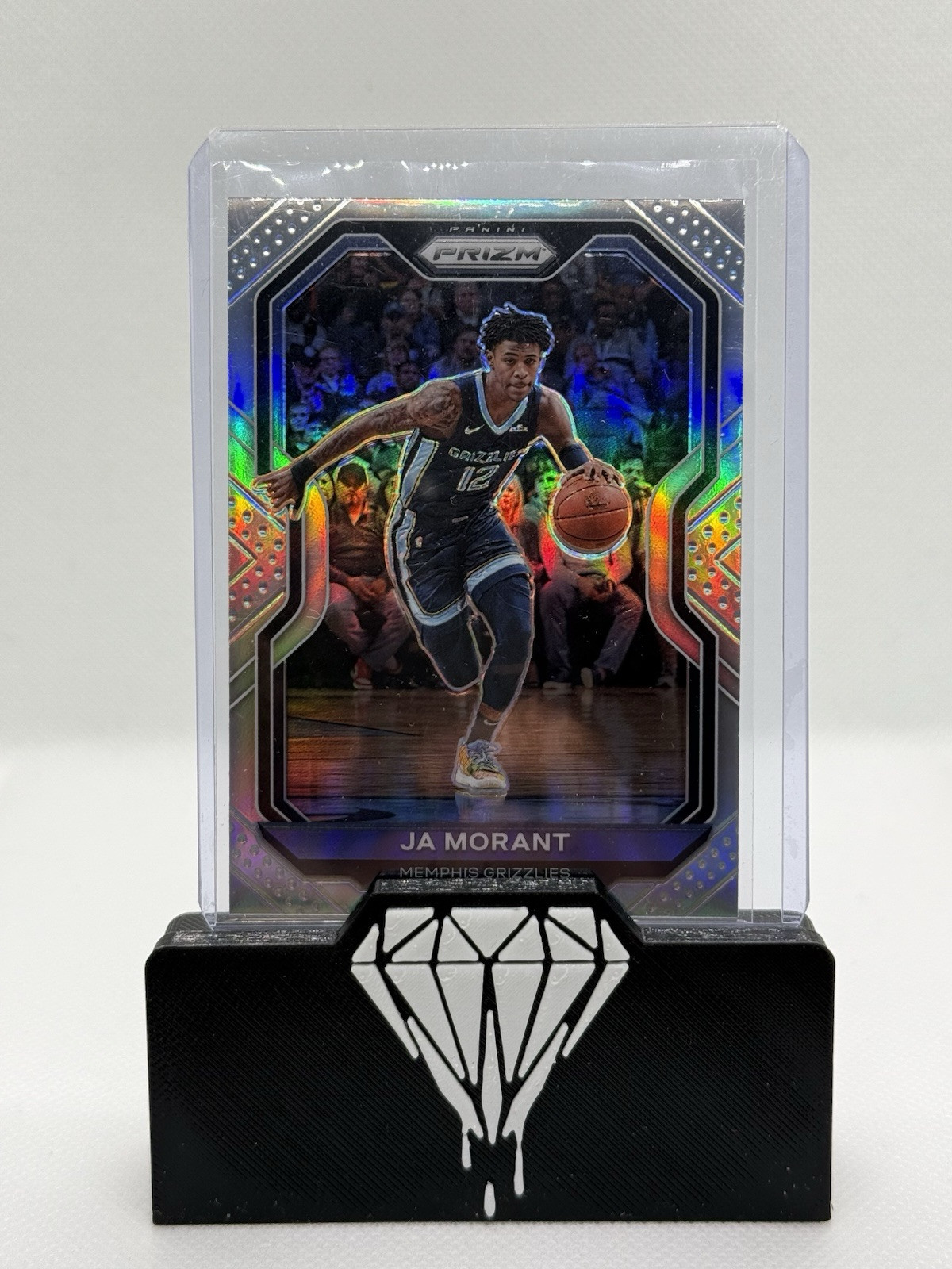 2020 Panini Prizm Basketball Ja Morant Silver Prizm Memphis Grizzlies #115