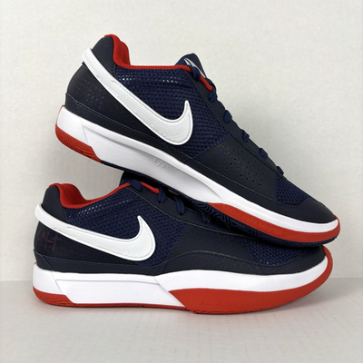 Nike Ja 1 Team USA Olympic White Red Basketball Shoes FQ4796  display picture 2