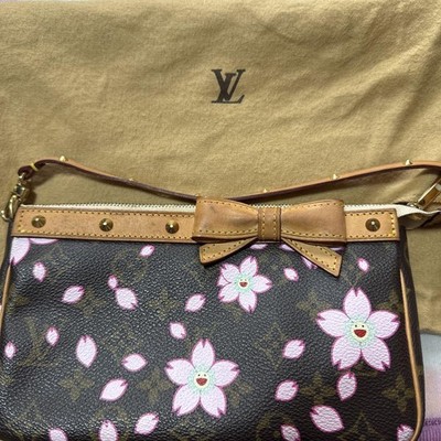 Louis Vuitton Takashi Murakami Cherry Blossom Monogram Bag Brown