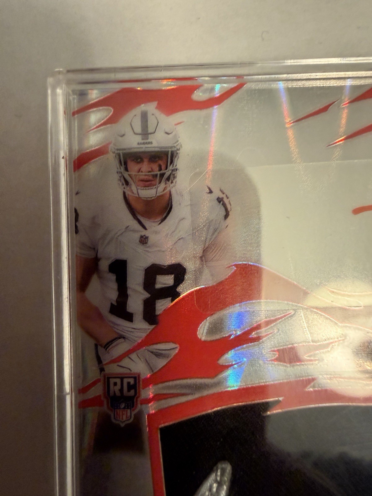 2025 Topps Resurgence Jack Bech Rookie Relic Auto Patch RRS-JB /5 FULL NIKE LOGO view 4