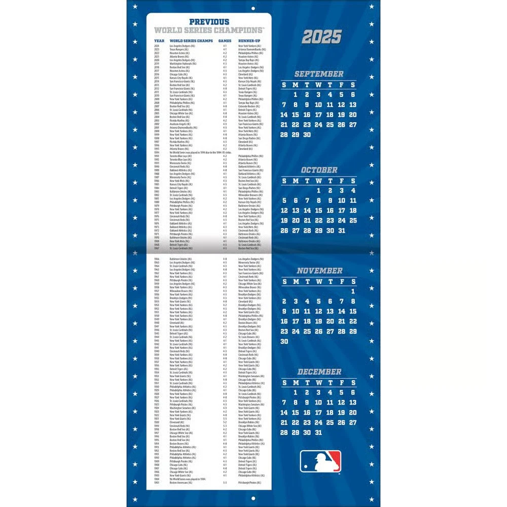 Los Angeles Dodgers 2026 Wall Calendar
