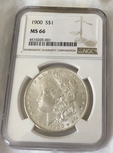 1900 MORGAN DOLLAR NGC MS66 - VERY PQ! LOOKS 67!