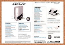 2004 Alienware The Original Area-51 Extreme nVidia Original Ad / Promo v7